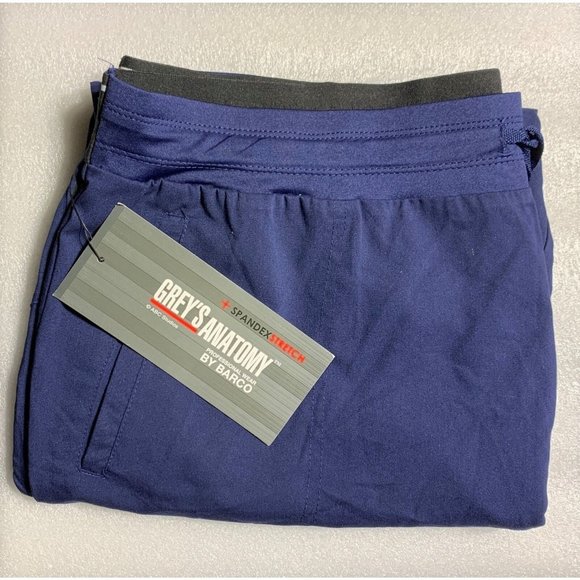 Grey's Anatomy Stretch Women's Cargo Scrub Pant - Indigo (2XLP). - Picture 1 of 3